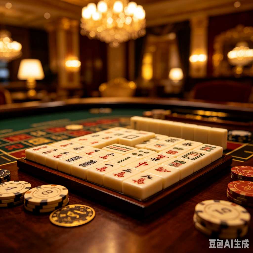 wood mahjong tiles